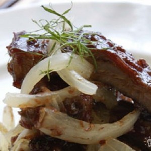 Pork Ribs With Home Made Sauce
