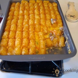 Tater Tot Casserole (Hotdish)