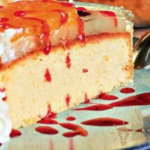 Fruit Cake With Oranges, Pineapple And Cherries