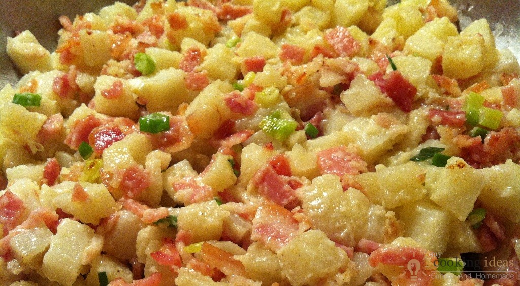 Crispy Cheese and Bacon Potatoes