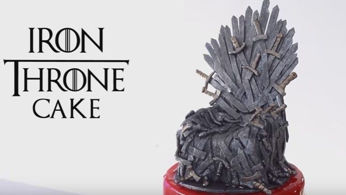 The "Iron Throne" - Incredible Game Of Thrones Cake !