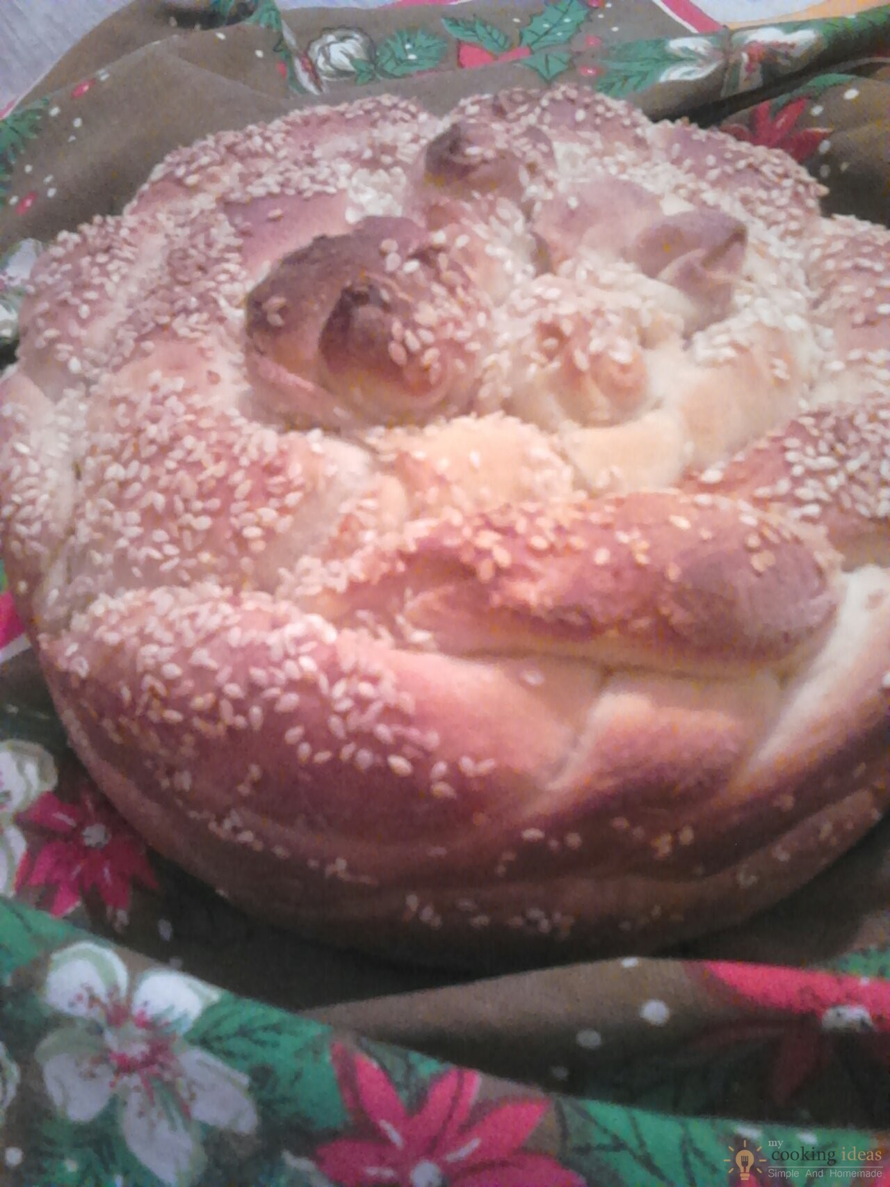 Decorated Homemade Bread