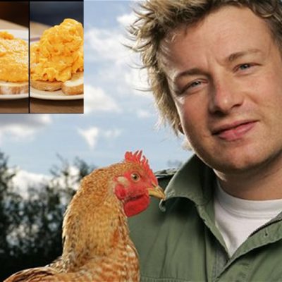See How Jamie Oliver Prepares The Most Delicious Scrambled Eggs