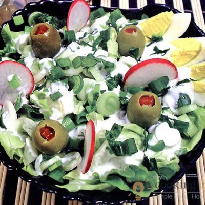 Refreshing Spring Onion Salad !
