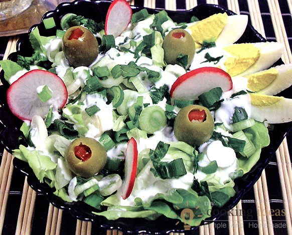 Refreshing Spring Onion Salad !