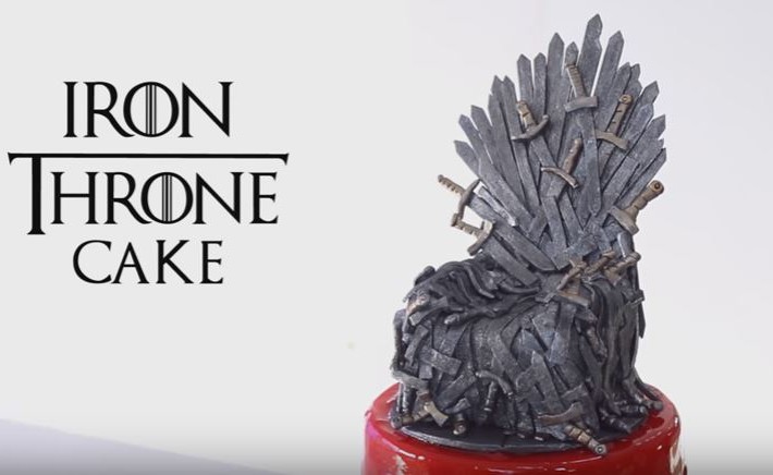 The “Iron Throne” – Incredible Game Of Thrones Cake !
