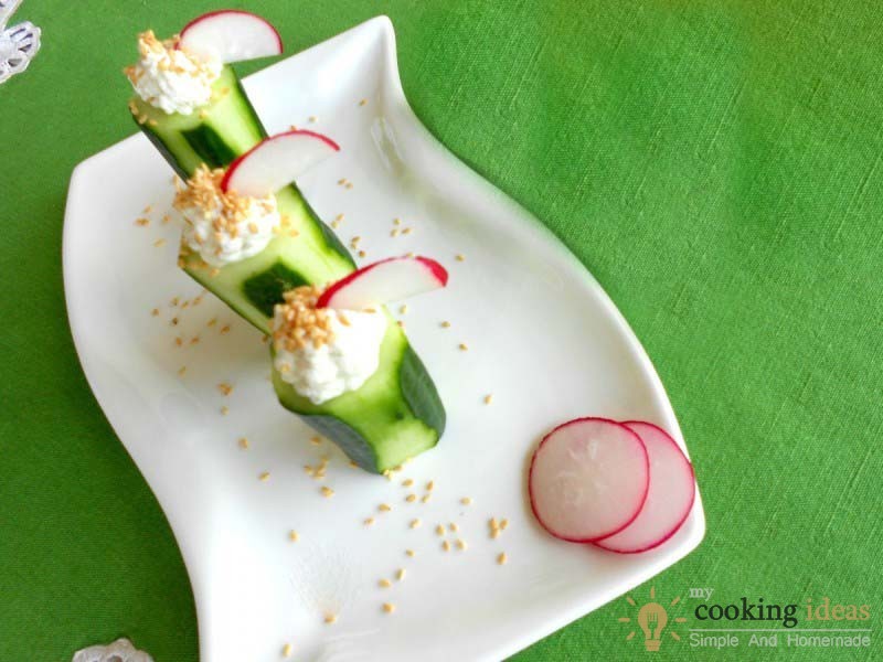 Don’t Tell Me that You Won’t Like These Stuffed Cucumbers !